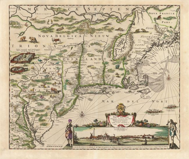 Novi Belgii Novaeque Angliae nec non Pennsylvaniae et Partis Virginiae Tabula