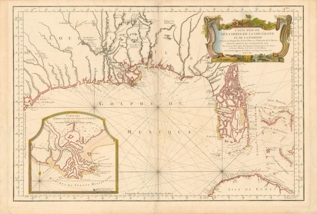 Carte Reduite des Costes de la Louisiane et de la Floride