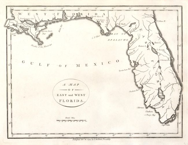 A Map of East and West Florida