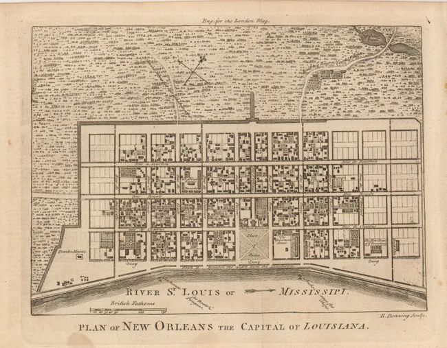 Plan of New Orleans the Capital of Louisiana