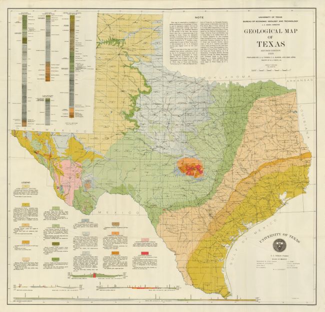 Geological Map of Texas (Revised Edition)