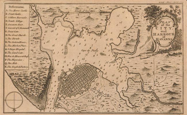 Plan of the City, and Harbour of Havanna