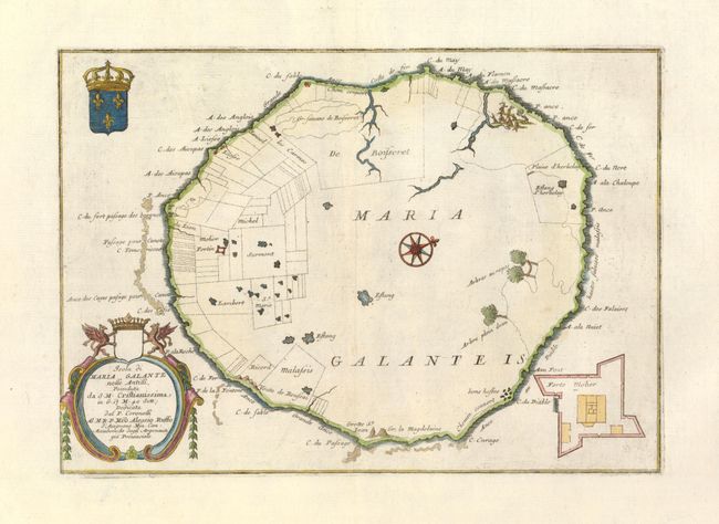 Isola di Maria Galante nelle Antilli Posseduta da S.M. Cristianissima
