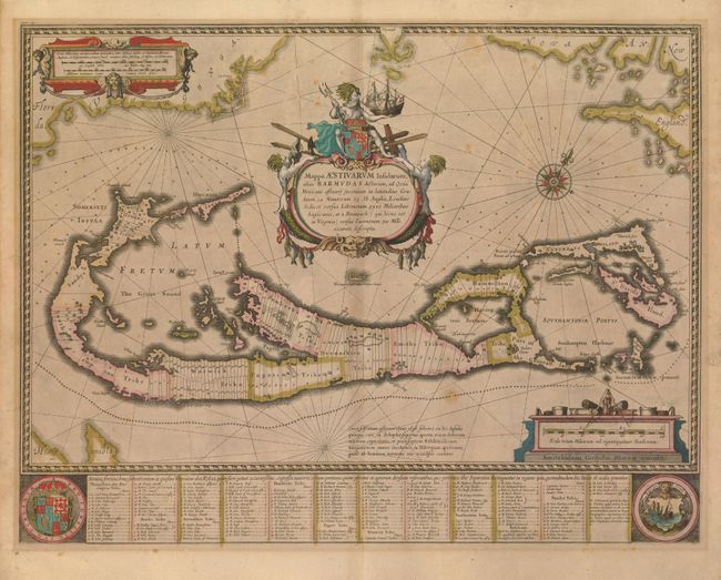 Mappa Aestivarum Insularum, alias Barmudas Dictarum