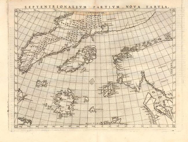 Septentrionalium Partium Nova Tabula