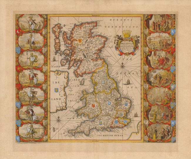 Britannia Prout Divisa fuit Temporibus Anglo-Saxonum, Praesertim Durante Illorum Heptarchia