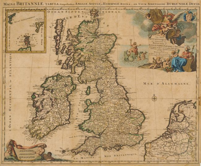Les Isles Britanniques qui contiennent les Royaumes d'Angleterre, Escosse, et Irlande
