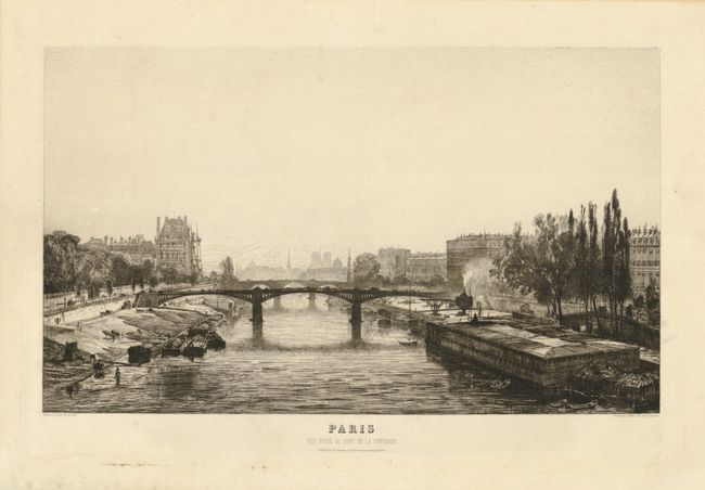 Paris Vue Prise du Pont de la Concorde