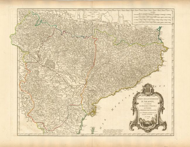 Etats de la Couronne d'Aragon, ou se Trouvent les Royaumes d'Aragon et de Navarre la Principaute de Catalogne