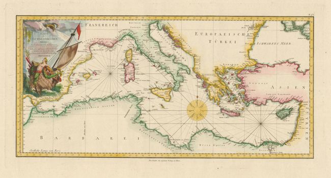 Karte des Mittellaendischen Meers
