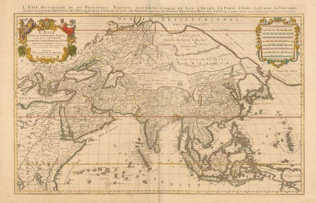 L'Asie Divisee en ses Principales Regions