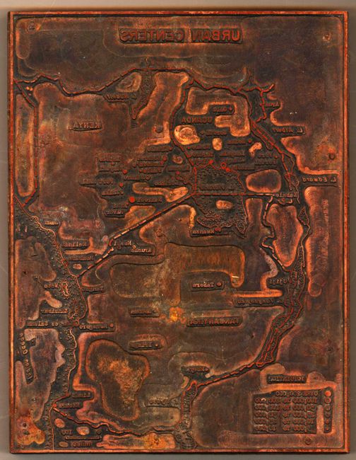 [Copper Printing Plate] Urban Centers