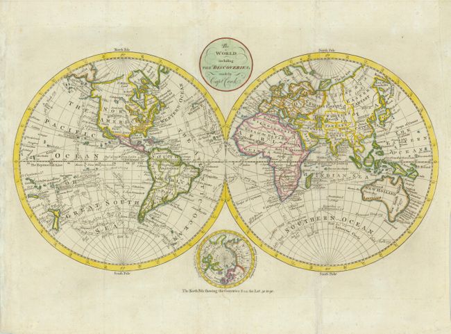 The World Including the Discoveries, made by Capt. Cook