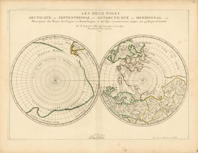 Les Deux Poles Arcticque ou Septentrional, et Antarcticque ou Meridional