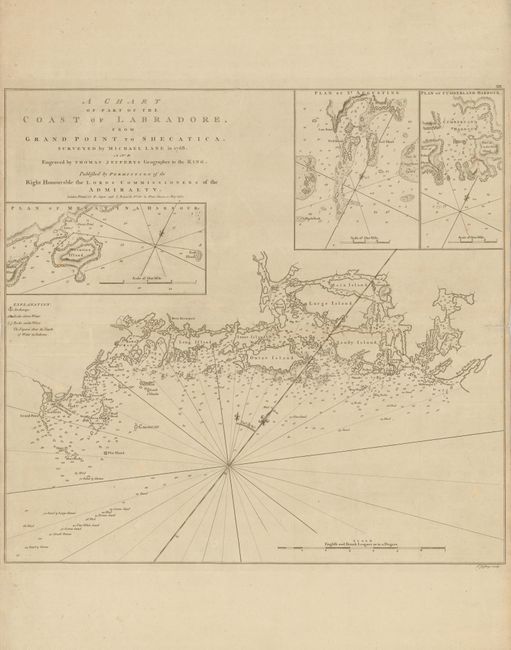 A Chart of Part of the Coast of Labradore, from Grand Point to Shecatica