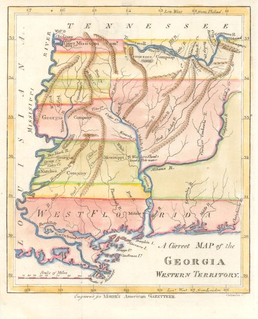 A Correct Map of the Georgia Western Territory