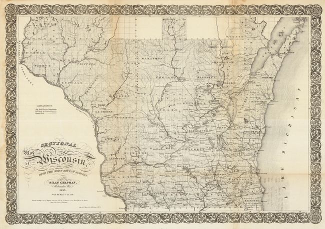 Sectional Map of Wisconsin, with the Most Recent Surveys