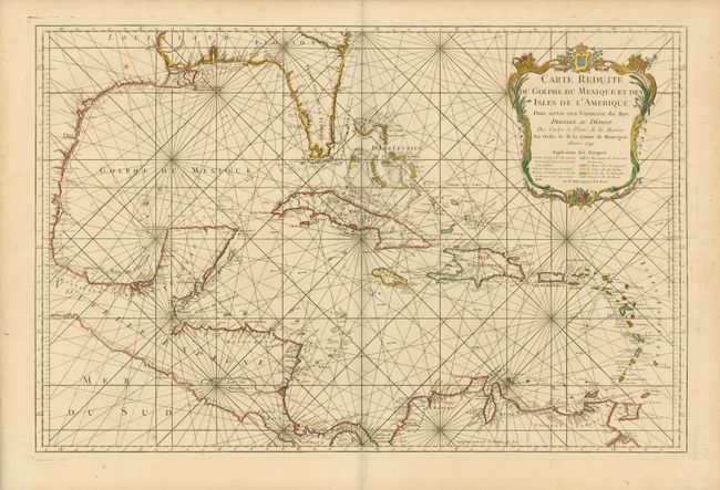 Carte Reduite du Golphe du Mexique et des Isles de l'Amerique