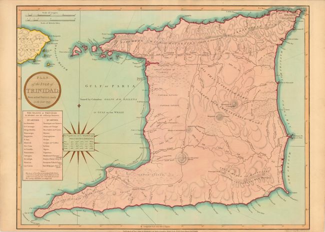 Plan of the Isle of Trinidad, from Actual Surveys made in the Year 1797