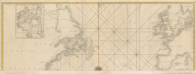 A New General Chart of the Atlantic or Western Ocean with Adjacent Seas Including the Coasts of Europe and Africa from 60 Degrees North Latitude to the Equator and Also the Opposite Coast of North America