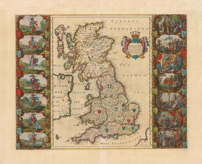 Britannia Prout Divisa fuit Temporibus Anglo-Saxonum, Praesertim Durante Illorum Heptarchia