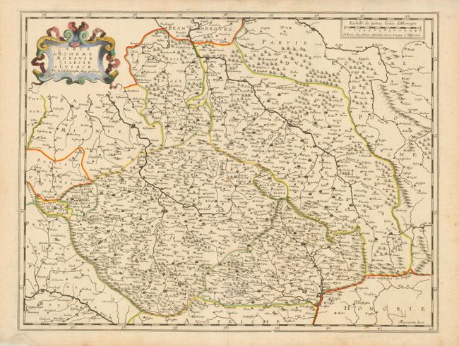 Carte de Boheme, Moravie, Silesie et Lusace