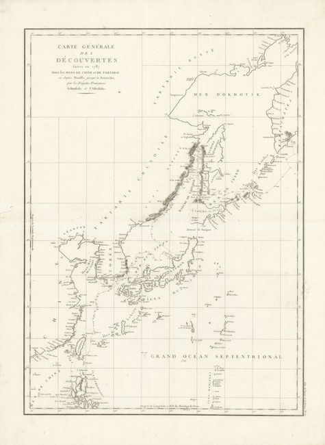 Carte Generale des Decouvertes faites en 1787 dans les Mers de Chine et de Tartarie