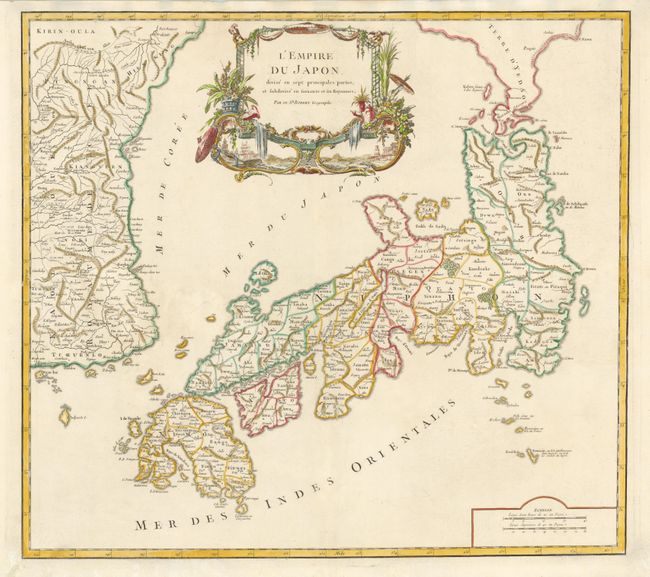 L'Empire du Japon, Divise en Sept Principales Parties, et Subdivise en Soixante et Six Royaumes