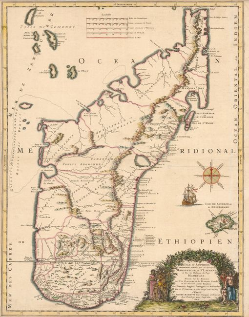 Isle d’Auphine, Communement Nommee par les Europeens Madagascar, et St. Laurens, et Par les Habitans du Pays Madecase…