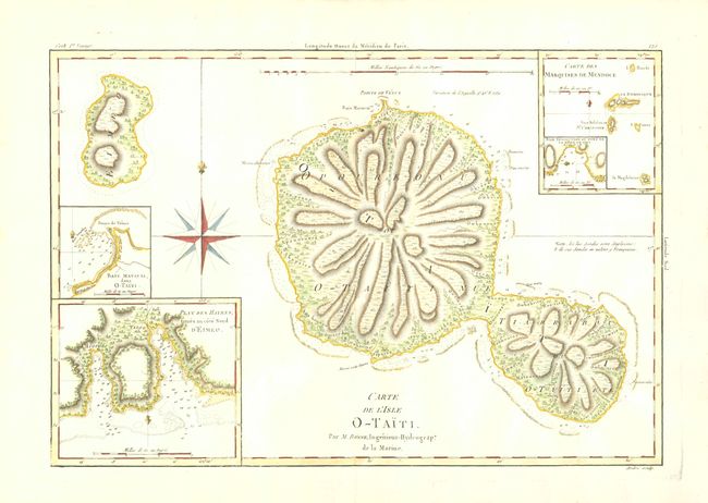 Carte de l'Isle O-Taiti