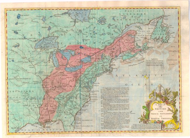 A Map of the British and French Settlements in North America