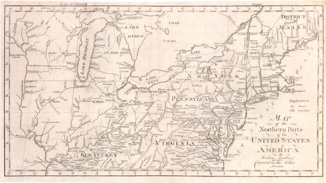 Map of the Northern parts of the United States of America [in set with] Map of the Southern parts of the United States of America