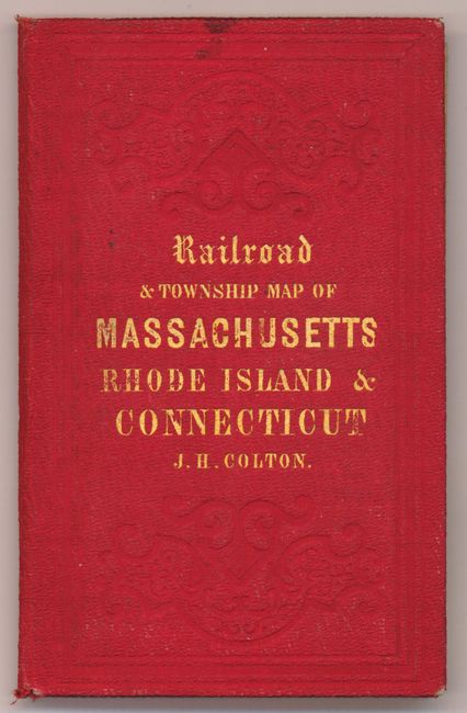 Railroad & township map of Massachusetts, Rhode Island and Connecticut
