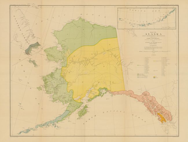 Map of Alaska and Adjoining Regions. Compiled by Ivan Petroff Special Agent Tenth Census
