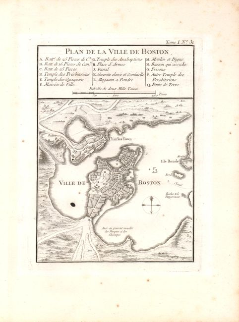 Plan de la Ville de Boston