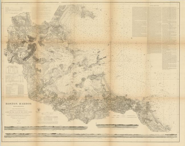 Boston Harbor, Massachusetts From a Trigonometrical Survey