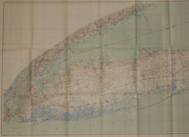 Map of Long Island, New York showing locations of Wells