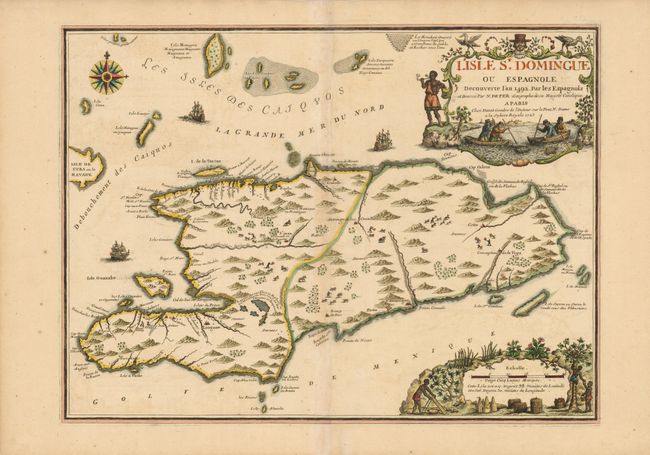 L'Isle St. Domingue ou Espagnole Decouverte l'An 1492. Par les Espagnols