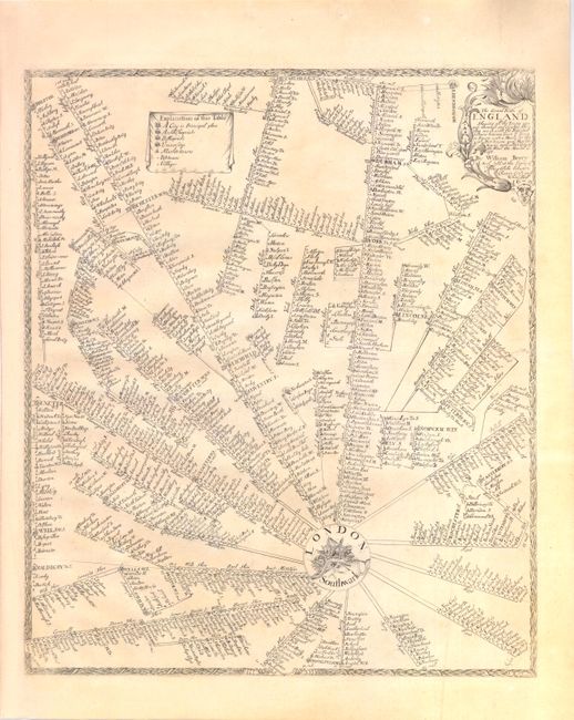 The Grand Roads of England, Shewing All the Towns you Pass thorough