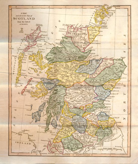 A New and Accurate Map of Scotland from the latest Surveys