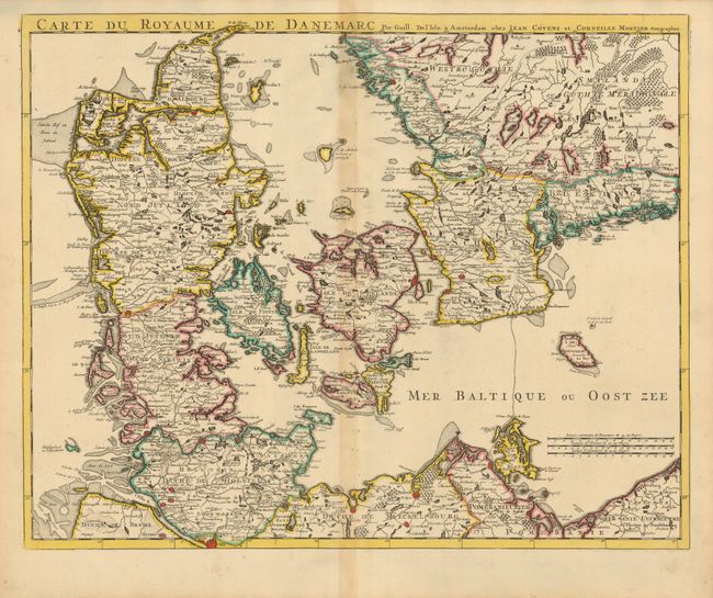 Carte du Royaume de Danemarc