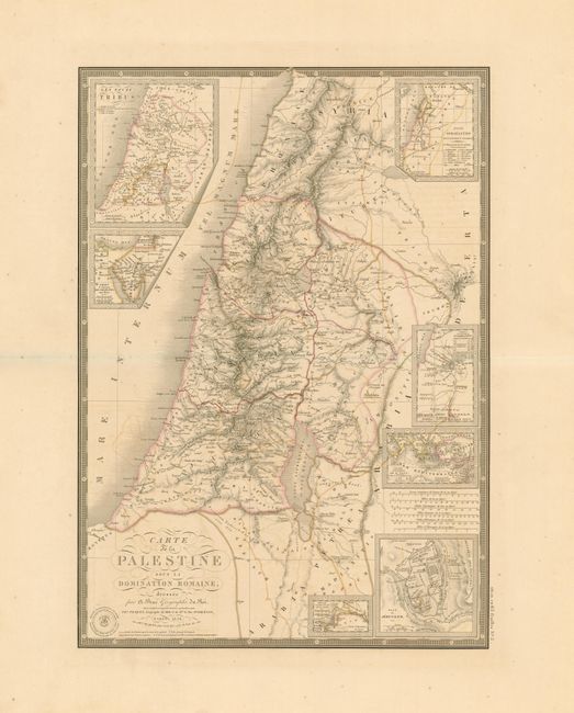Carte de la Palestine sous la Domination Romaine