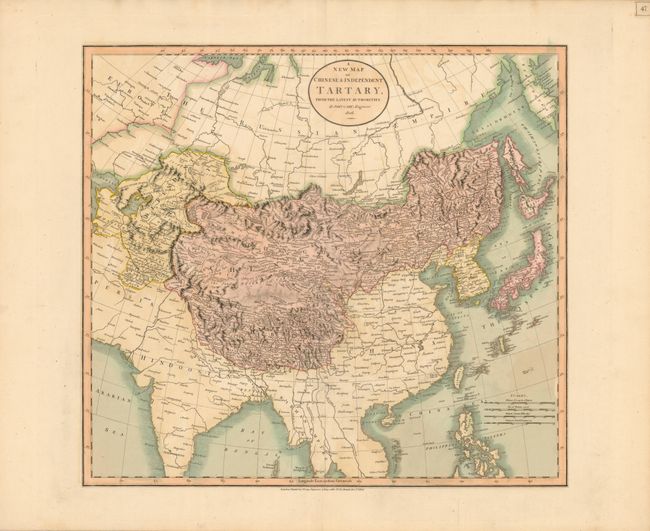 A New Map of Chinese & Independent Tartary, from the Latest Authorities