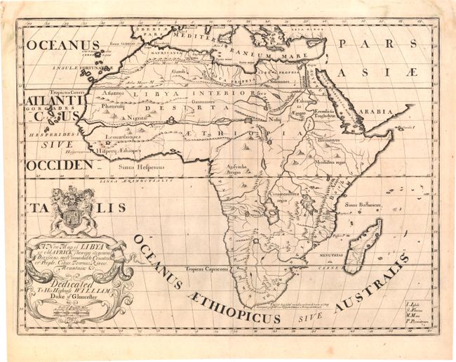 A New Map of Libya or old Africk Shewing its general Divisions, most remarkable Countries or People, Cities, Townes, Rivers, Mountains, &c.