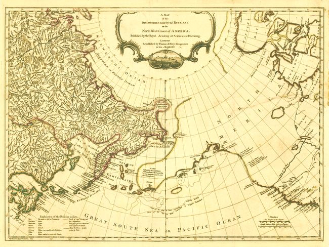 A Map of the Discoveries made by the Russians on the North West Coast of America. Published by the Royal Academy of Sciences at Petersburg