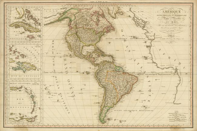 Amerique Septentrionale et Meridionale Dediee et Presentee au Roi