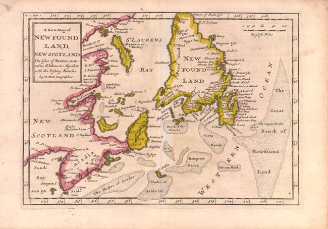 A New Map of New Found Land, New Scotland