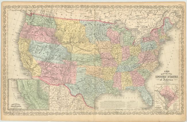 A New Map of the United States of America by J.H. Young