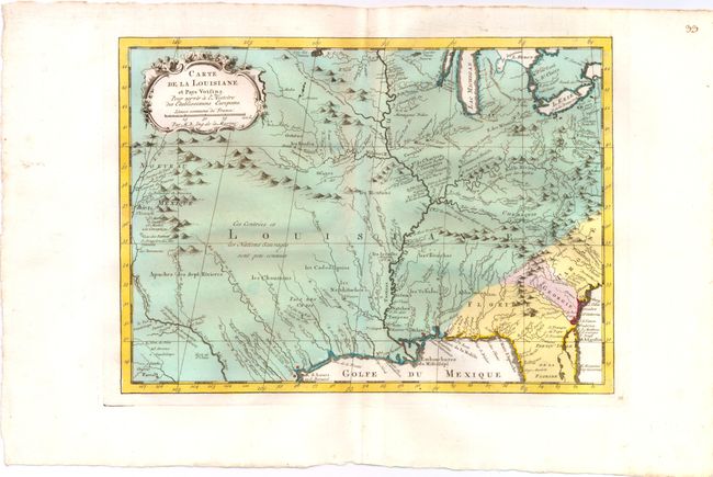 Carte de la Louisiane et Pays Voisins pour servir a l'Histoire des Etablissemens Europeens