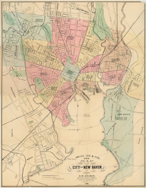 New Map of the City of New Haven